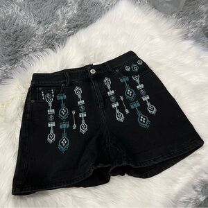 INC International Concepts Embroidered Demin Shorts